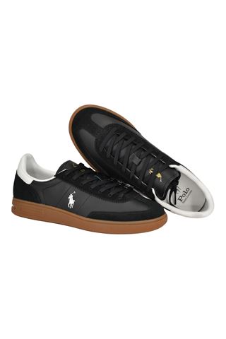 Sneaker uomo in pelle colore nero POLO RALPH LAURENT | 80996118-NERO